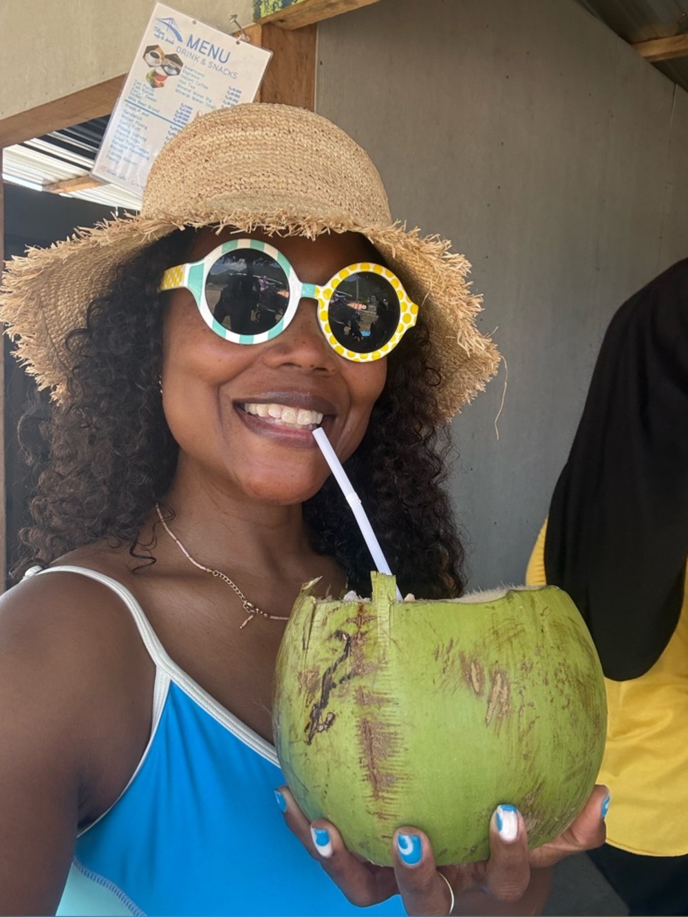 Coco Puff Raffia Bucket Hat - Picture 6 of 17